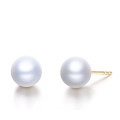 Popular 14K 18K Fresh Water Pearl Stud Earrings